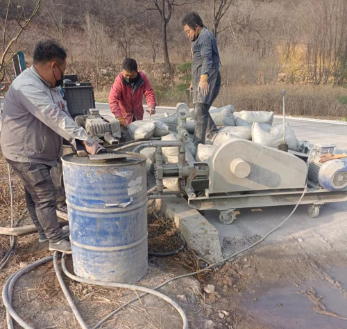 宽城路面下沉注浆